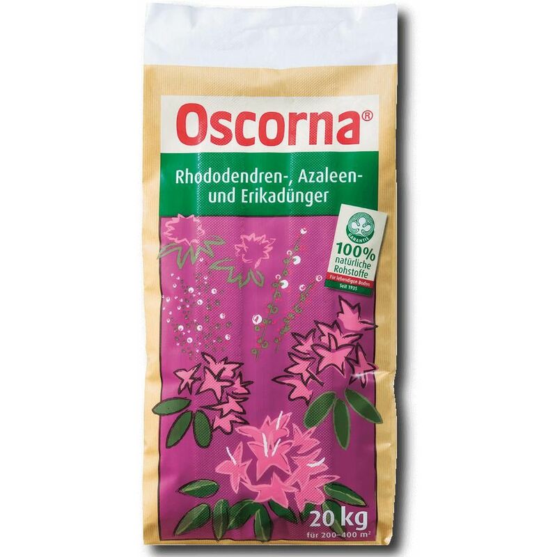 Oscorna - Rhododendrondünger 20 kg Azaleendünger Eriken Dünger Organisch Biodünger