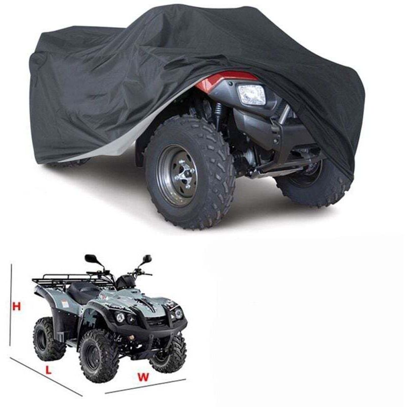 Outdoor-Abdeckung, Plane, Schutz für atv, Motorrad, Quad, wasserdicht, UV-beständig, 145 × 85 × 98 cm, ATV-Quad-Abdeckung, schwere