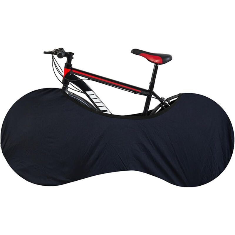 Outdoor-Fahrradabdeckung – Schwarze Outdoor-Fahrradabdeckung, wiederverwendbare Fahrradabdeckung für die meisten Fahrradtypen