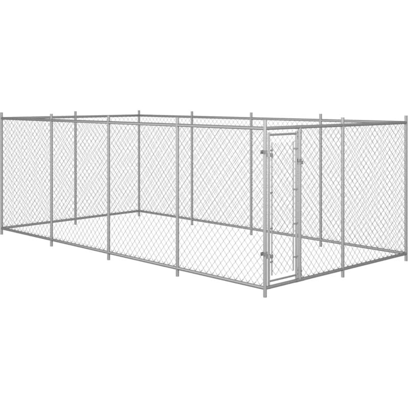 Outdoor-Hundezwinger 7,6x3,8x1,9 m Vidaxl