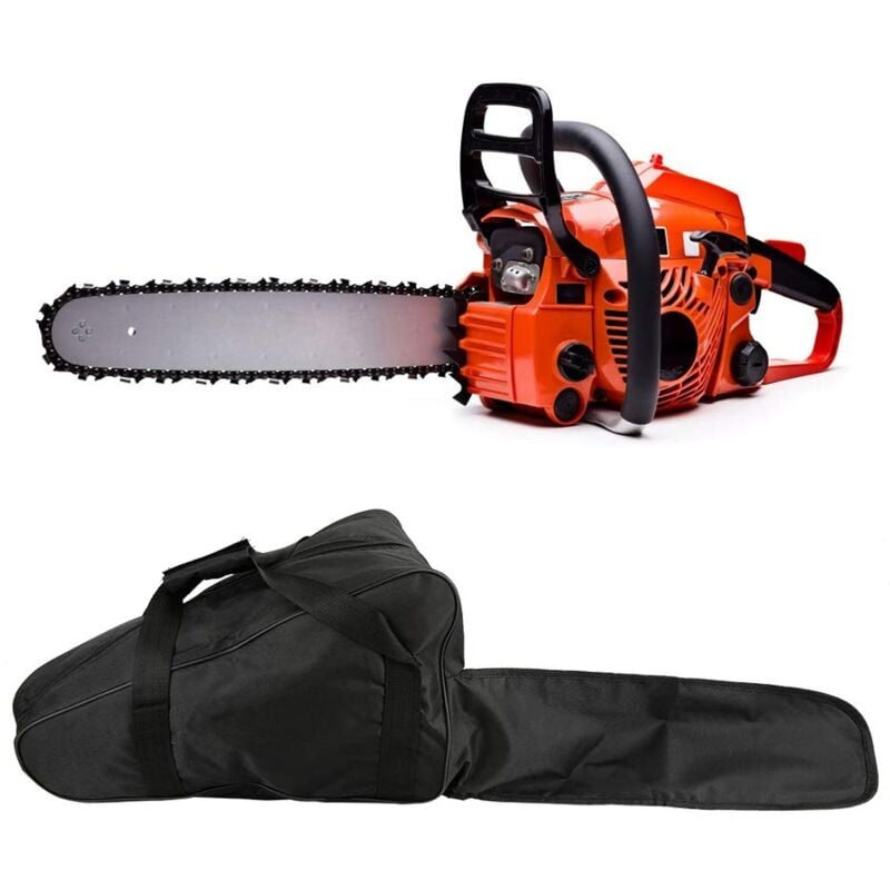 Zoternen - Oxford Kettensägen-Tragetasche, Oxford-Kettensägen-Tasche, Schutzhülle, Handtaschenhalter für Herren, Holzfäller, 45,7 cm (Kettensäge