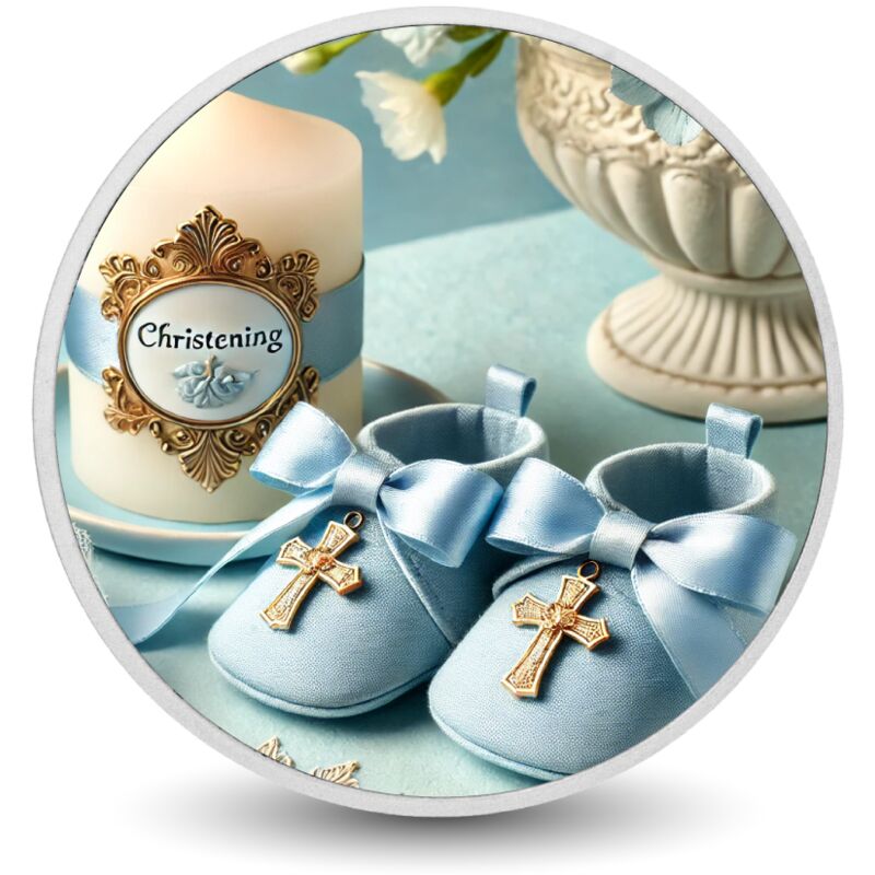 oz Silbermünze zur Taufe eines Jungen