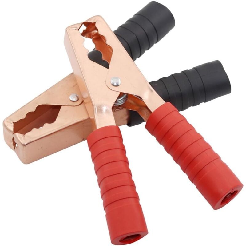 Paar 200A Batterie-Starthilfekabelklemmen, robuste Krokodilklemmen, Booster-Klemme für Starthilfekabel, Autobatterie-Ladeklemmen, für Fahrzeuge