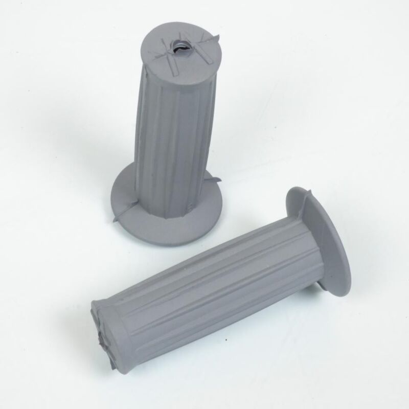 Paar graue Griffe Ø22/24mm 100mm für Moped mbk cyclo moped