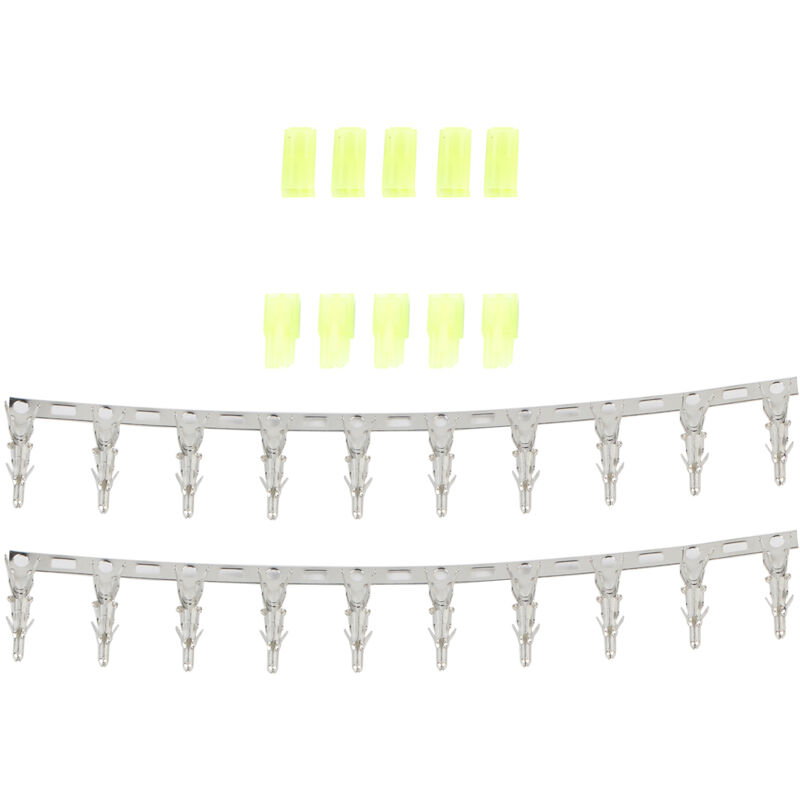 Paar grüne Mini-Tamiya-Stecker (männlich/weiblich), unverkabelt, für Airsoft, RC, NiMH