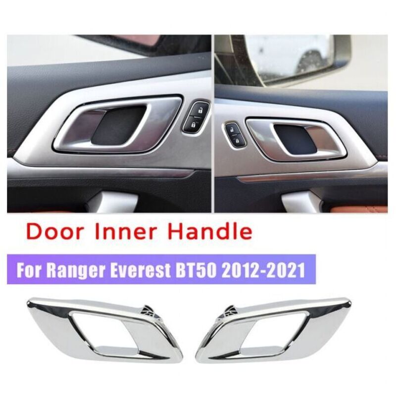 Odipie - Paar links und rechts Ford Ranger 2012–2021 Everest 2015–2021 Mazda BT50 2012–2019 Chrom Auto Innentürgriff