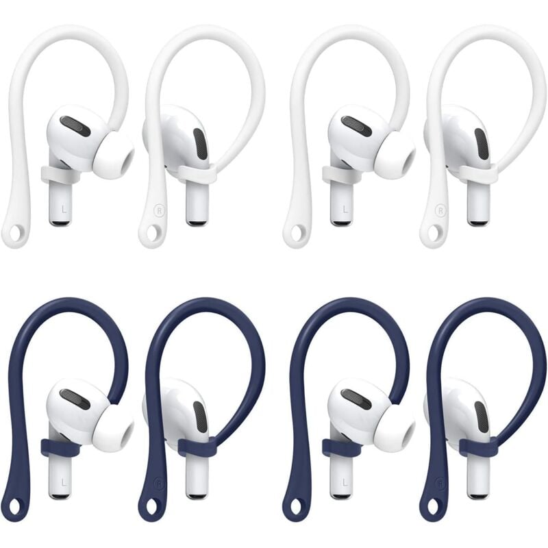 Paar Ohrhaken, kompatibel mit AirPods, AirPods 4, AirPods 3 und AirPods 4, sicherer Halt für sportliche Aktivitäten, ideal zum Laufen