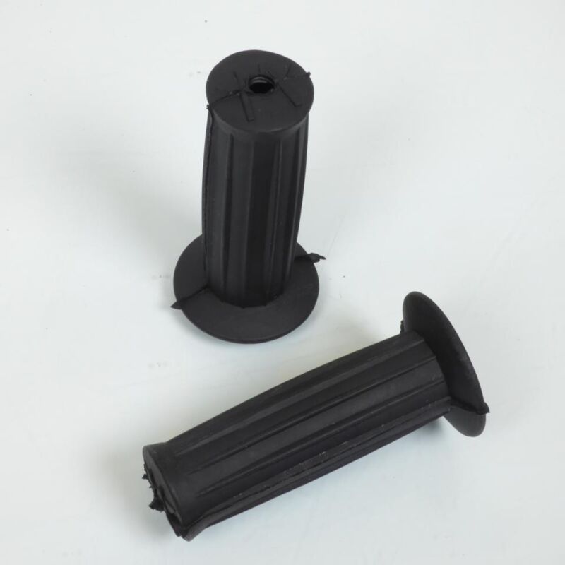 Paar schwarze Griffe Ø22/24mm 100mm für Moped mbk cyclo moped