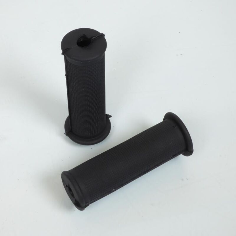 Paar schwarze Griffe Ø22/24mm 100mm für Moped neu Mofa Moped