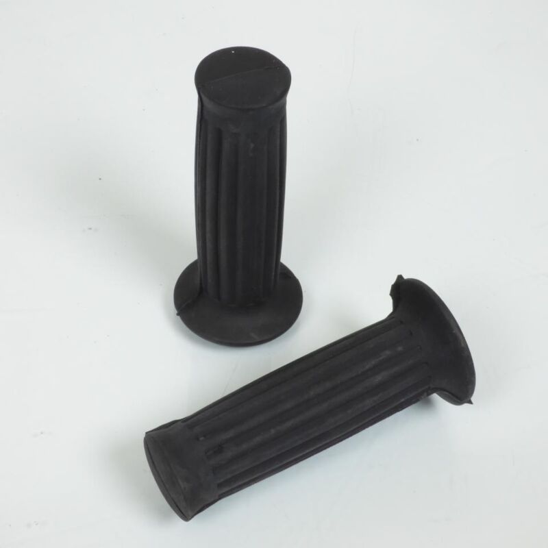 Paar schwarze Griffe Ø22/24mm 105mm für Moped Mofa cyclo moped