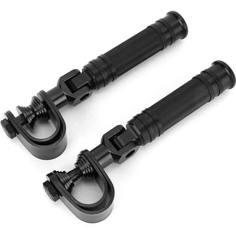 Paar Universal-Motorrad-Fußrasten, CNC-Motorradpedale, Motorrad-Fußrasten, klappbare Motorrad-Fußrasten, rutschfestes Beifahrerpedal für