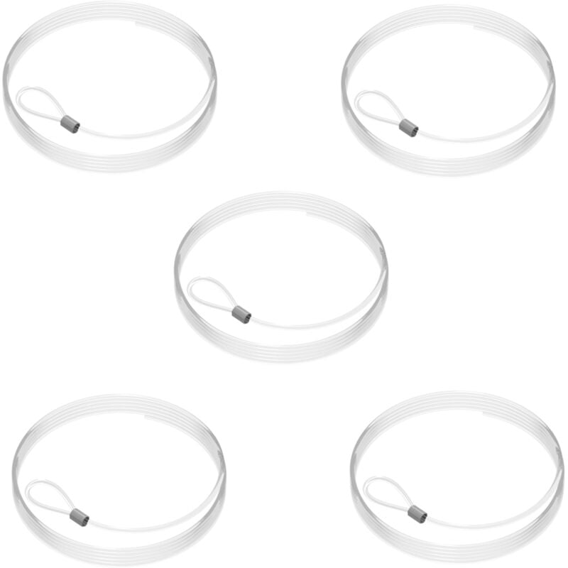 Pack 5 fils perlon transparents à oeillet 2 mm - Accrochage Tableau Artiteq 150 cm