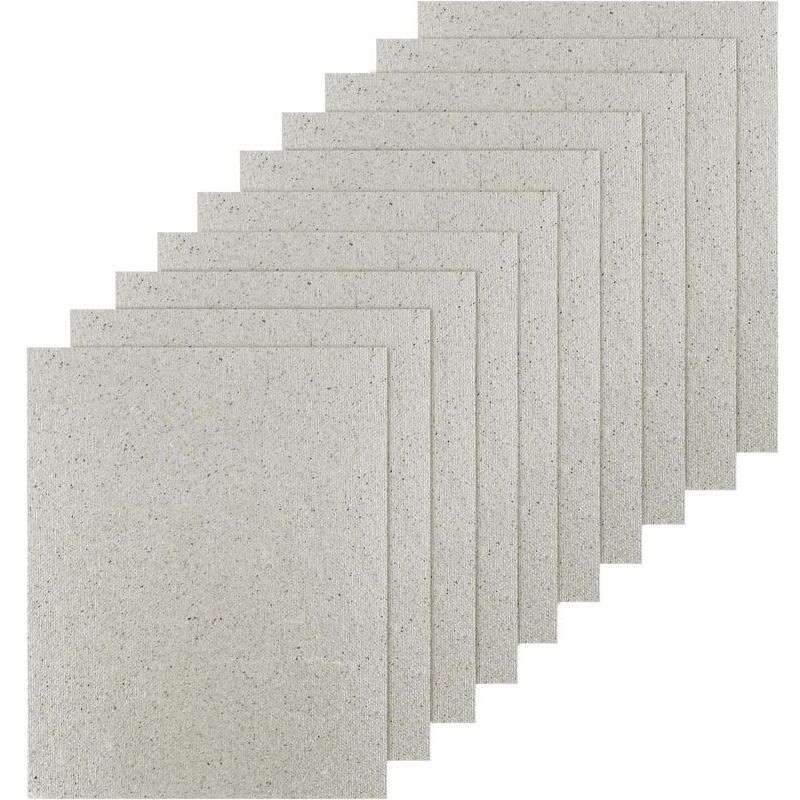 Packung mit 10 mikrowellengeeigneten Glimmerplatten, 12 x 15 cm, Wellenleiterabdeckung, Mikrowelle, Glimmerplatte, Mikrowelle, Universalplatten,