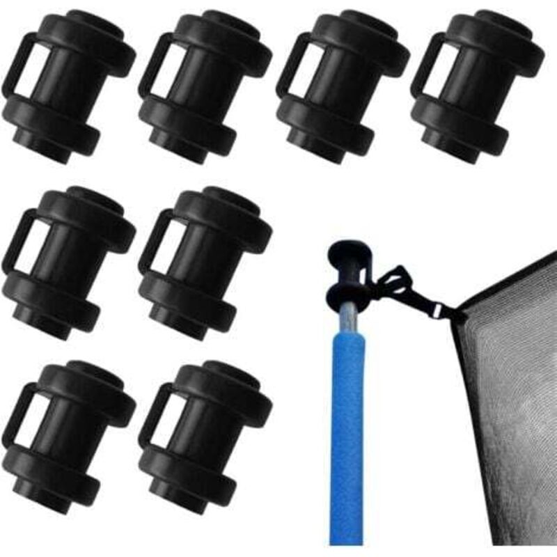 Packung mit 8 Trampolin-Zaunpfostenkappen, 1-Zoll-Trampolin-Sicherheitskappen, Trampolinteilen und Zubehör