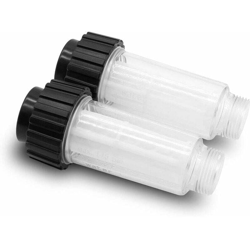 2 Packungen Wasserfilter mit Kartuschen für Hochdruckreiniger G3/4 Kärcher Filter für Hochdruckreiniger, passend für Reiniger (keine