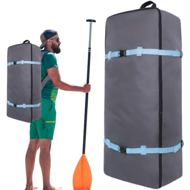 Paddle-Board-Tasche, Paddle-Board-Rucksack aus Oxford-Stoff mit Griff und Schnallenriemen, wasserdichte Dry Bag-Paddle-Board-Tasche, aufblasbare