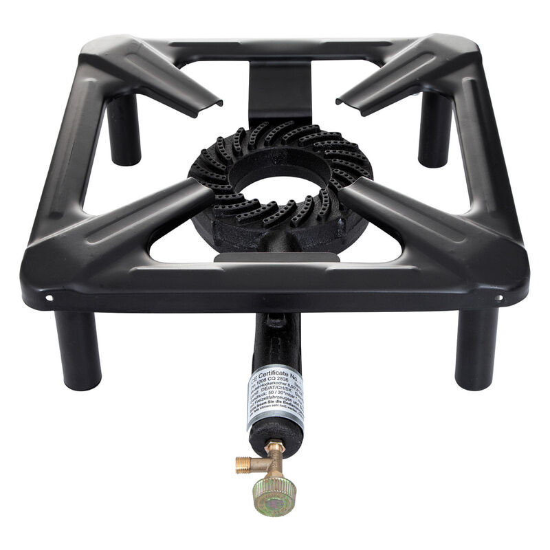 Hockerkocher groß ca. 40 x 40 x 14-18 cm ohne Zündsicherung Gaskocher - Paella World