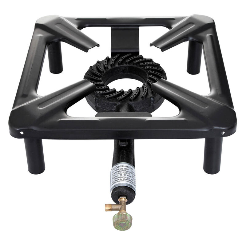 Hockerkocher klein 30x30x14-18 cm ohne Zündsicherung Gaskocher - Paella World