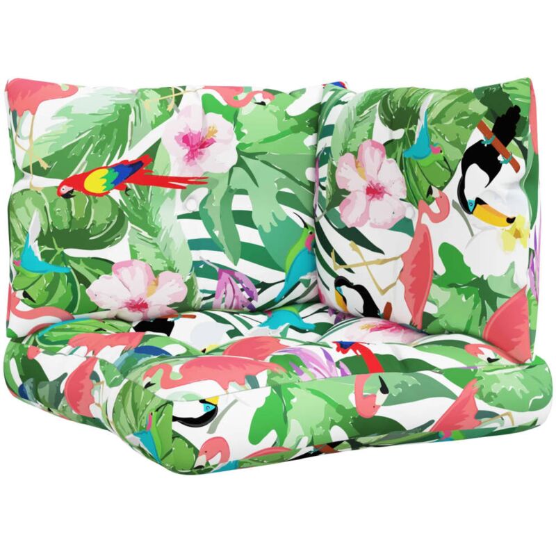 Palettenkissen 3 Stk. Mehrfarbig Oxford-Gewebe Vidaxl