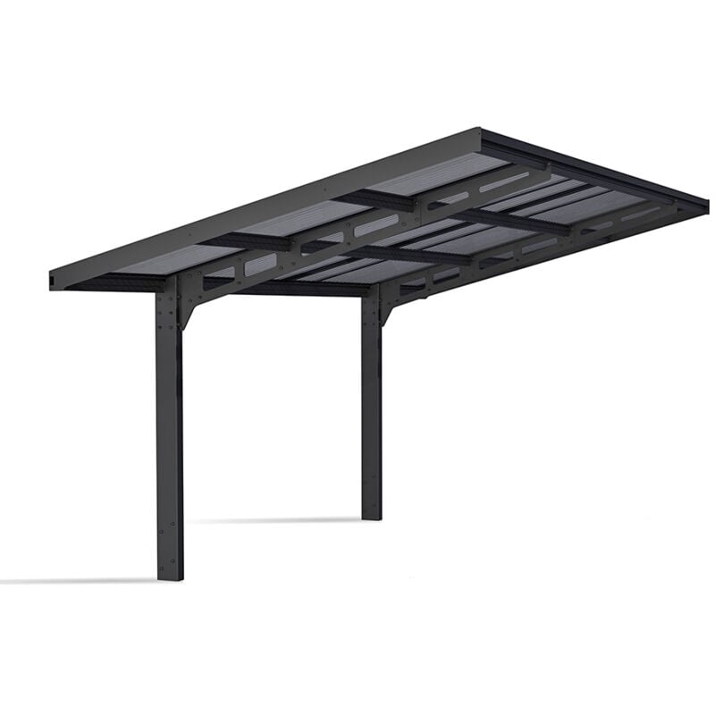 Canopia By Palram - Palram - Canopia Aluminium Carport Sydney Carport freistehend Schwarz 286x587x288 cm