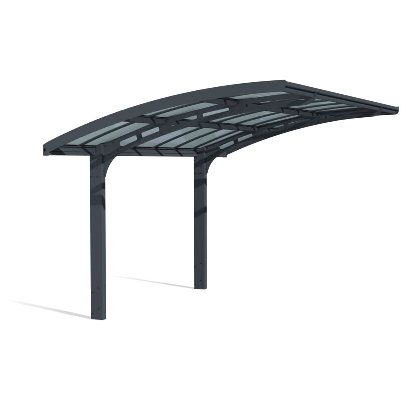 Palram - Canopia Aluminium Carport Arizona Breeze 5000 Anthrazit 495x290x274 cm