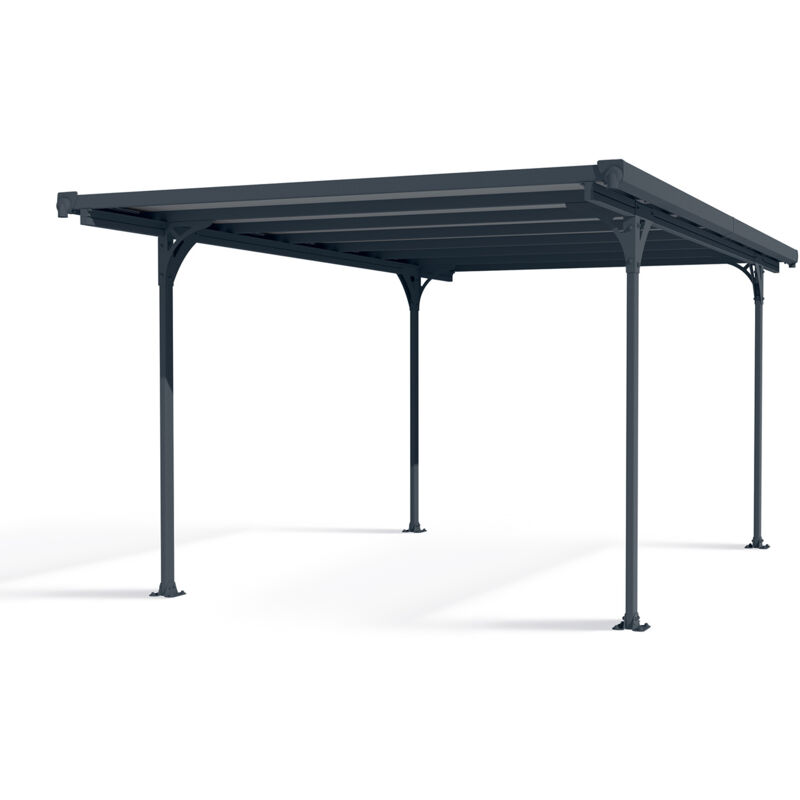 Habitat Et Jardin - Palram Carport 'Verona' 5000, anthrazit, 500 x 218 x 297 cm (l x b x h)