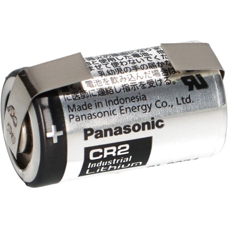 Photobatterie CR2 Lithium 3V 850mAh U-Lötfahne - Panasonic