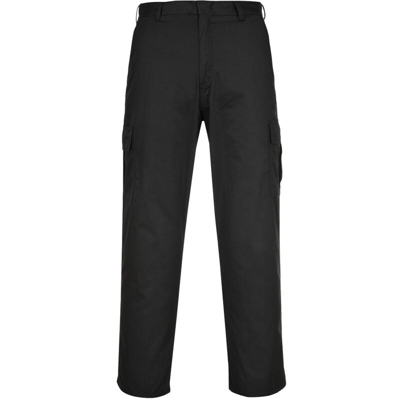 Schwarze Kampf-Hose Tall L - FR(46) - UK(36)