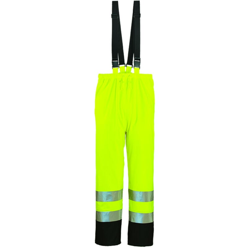Hochsichtbarer Arbeitshosen HARBOR - Neon Gelb L - FR (46/48)