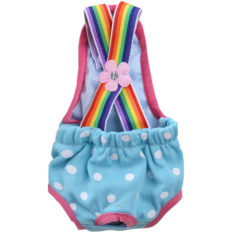 Fitags - Hosenträger Hosen Hygienische für Kleine Hund Sanitär Physiologische Windel Höschen,