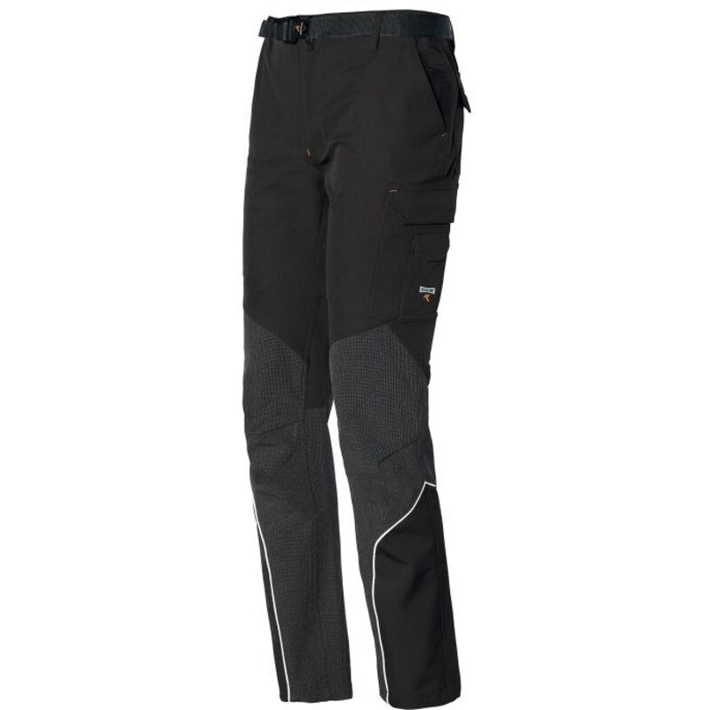 Issaline 8838B-060 Heavy Extreme Softshell-Arbeitshose, Schwarz, XL
