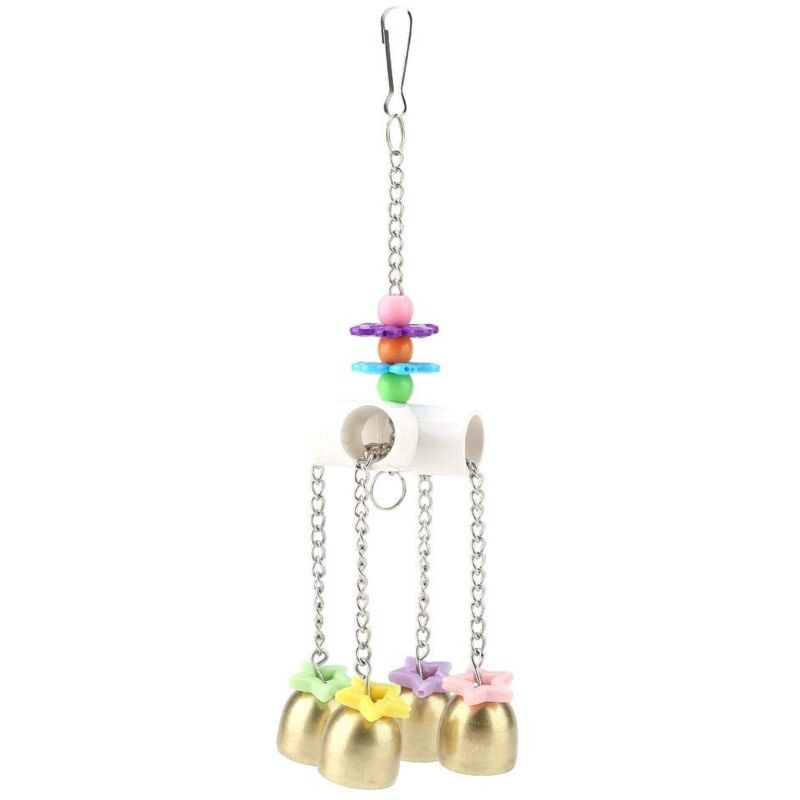 Ej.life - Papagei Schaukel Spielzeug Papageienspielzeug Vogel Papagei Kauen Spielzeug Hängende Glocke Vögel Papagei Schaukel Spielzeug Hängende