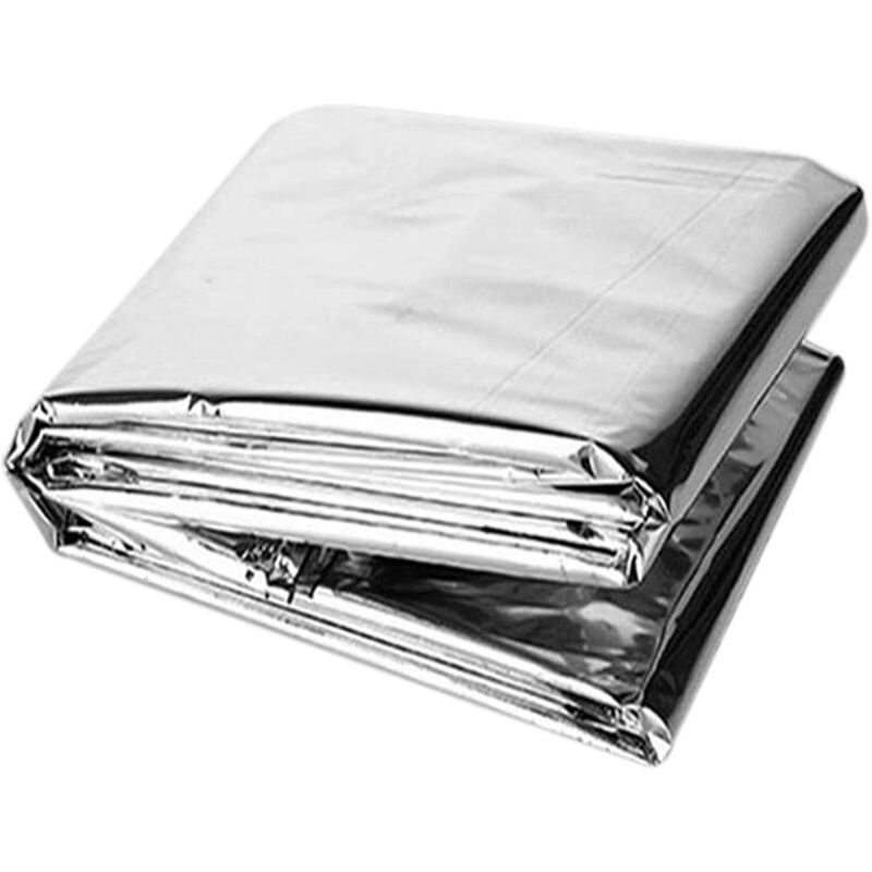5er-Pack Notfalldecken, Mylar-Thermodecke, Outdoor-Rettungs-Thermodecke, Gold-Silber-Thermodecken für Outdoor-Erste-Hilfe-Überlebensset, Auto