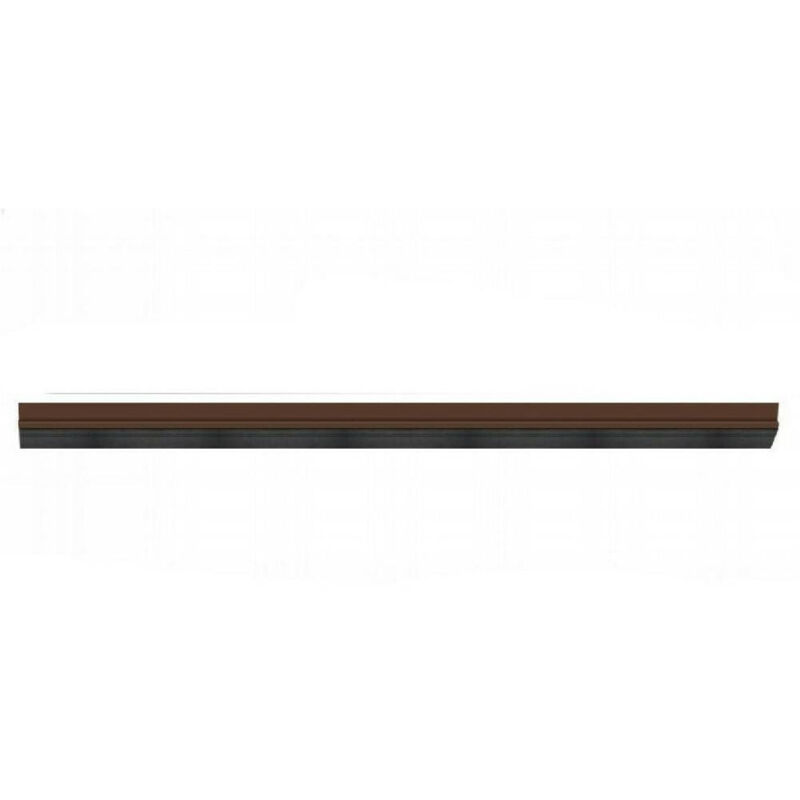 Trade Shop Traesio - Trade Shop - pvc-klebe-türstopper braun mit gummi 100CM türdichtung -