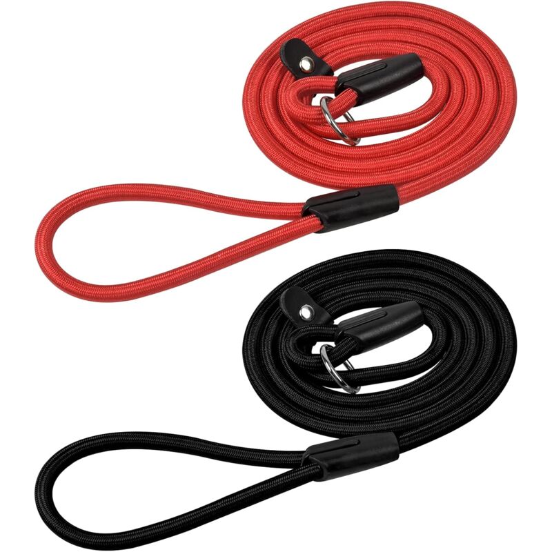 Ersandy - Parts Seil-Hundeleine, Nylon-Hundeleine, weiches, starkes Seil, Anti-Zug-Leine, Hundetrainingsleine, Hundehalsband für kleine, mittelgroße