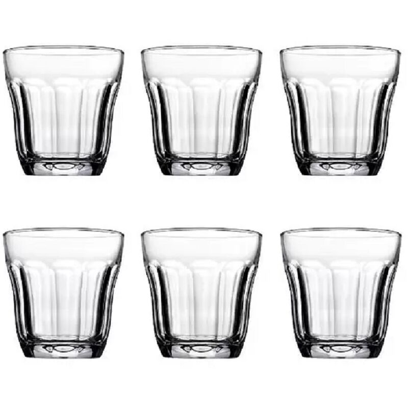 Pasabahce - 6-Teilig Likörglas Likör Bardagi Glaskelche Cordial & Likör Extra Mini-Gläser 100ML Transparent