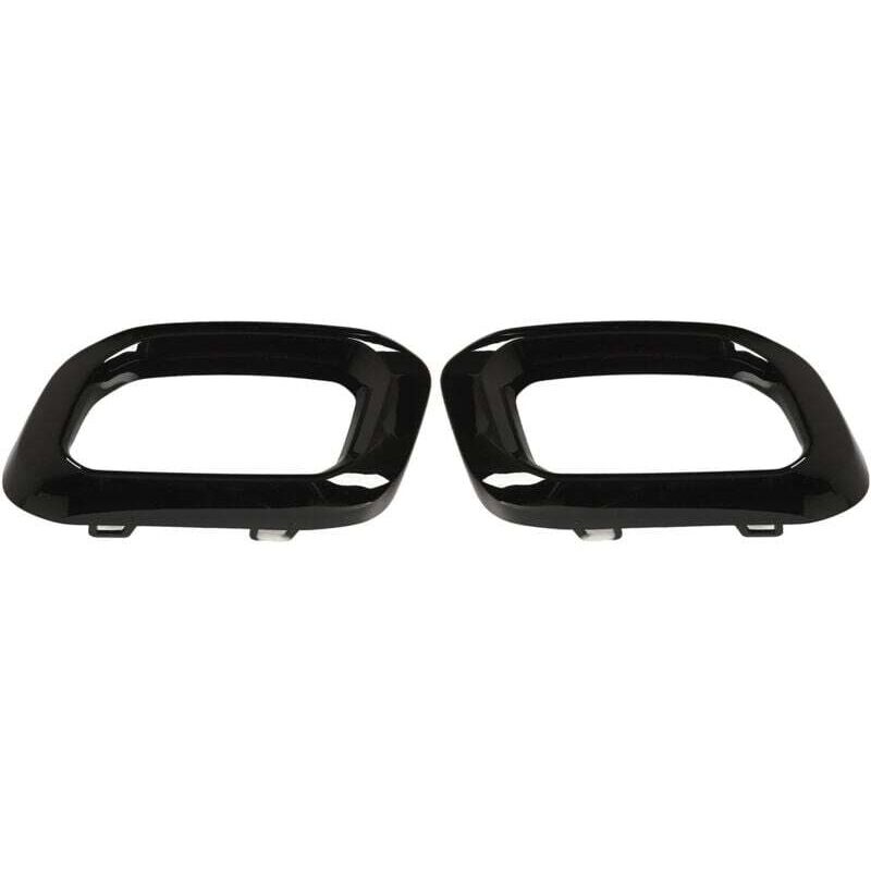 Passend für 2020+ Mercedes-Benz GLE-Klasse W167 amg Line Auspuffblende, Paar links und rechts, schwarz glänzend, Ersatz schwarz glänzend