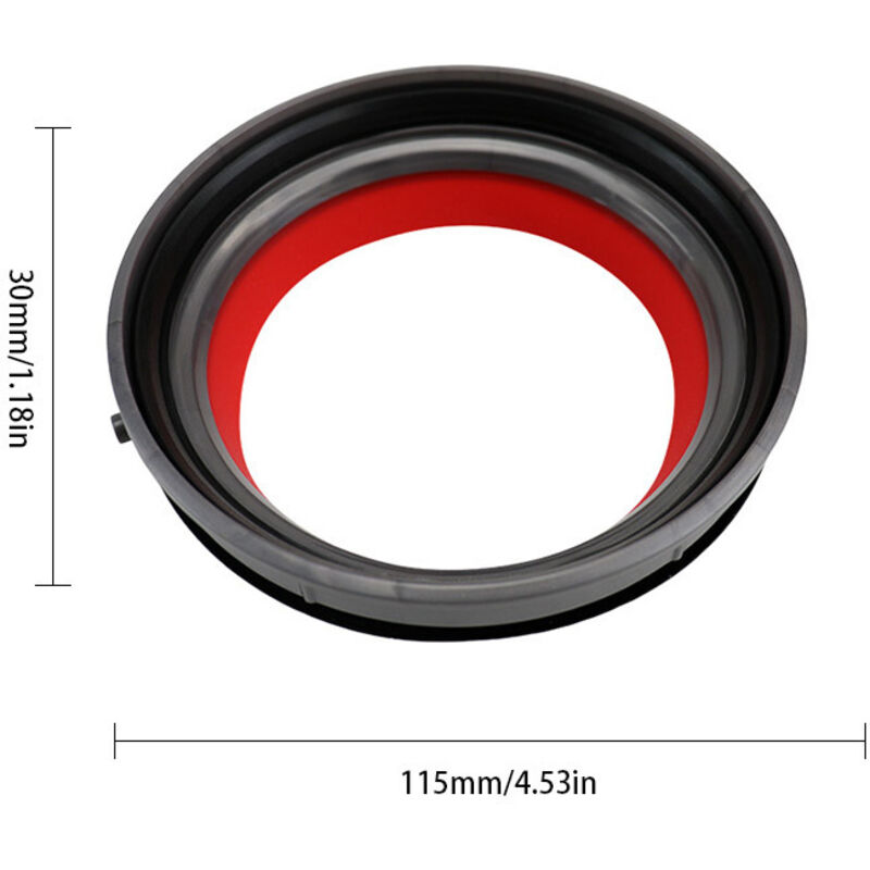 Passend für den Klemmring des Dyson V10, die feste Dichtung oben auf dem Staubbehälter des Dyson V10 Staubsaugers - Dyson Staubsauger