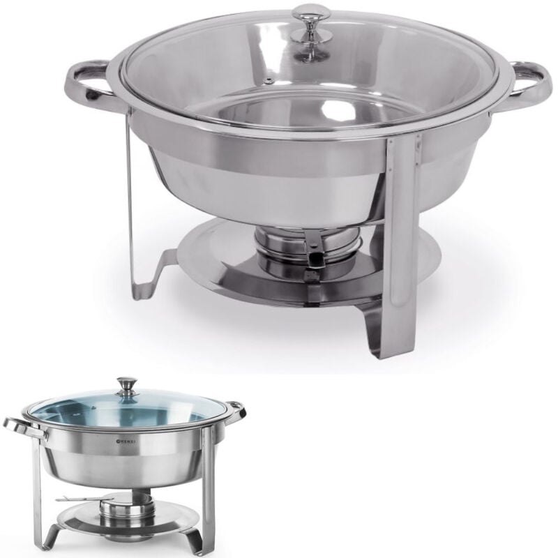Hendi - Chafing Dish - rund, Kitchen Line, 3,5L, ⌀390x(H)270mm