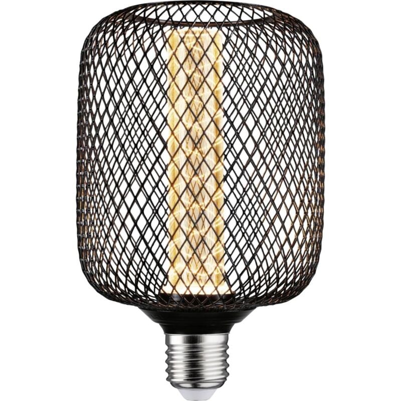 Paulmann - led Leuchtmittel Metallic Glow Zyl Spiral E27 4,2W schwarz Leuchtmittel