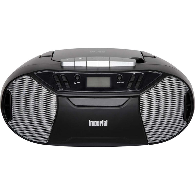 Imperial - Pbb 1 compacte portable boombox with cd player cassette deck and fm radio