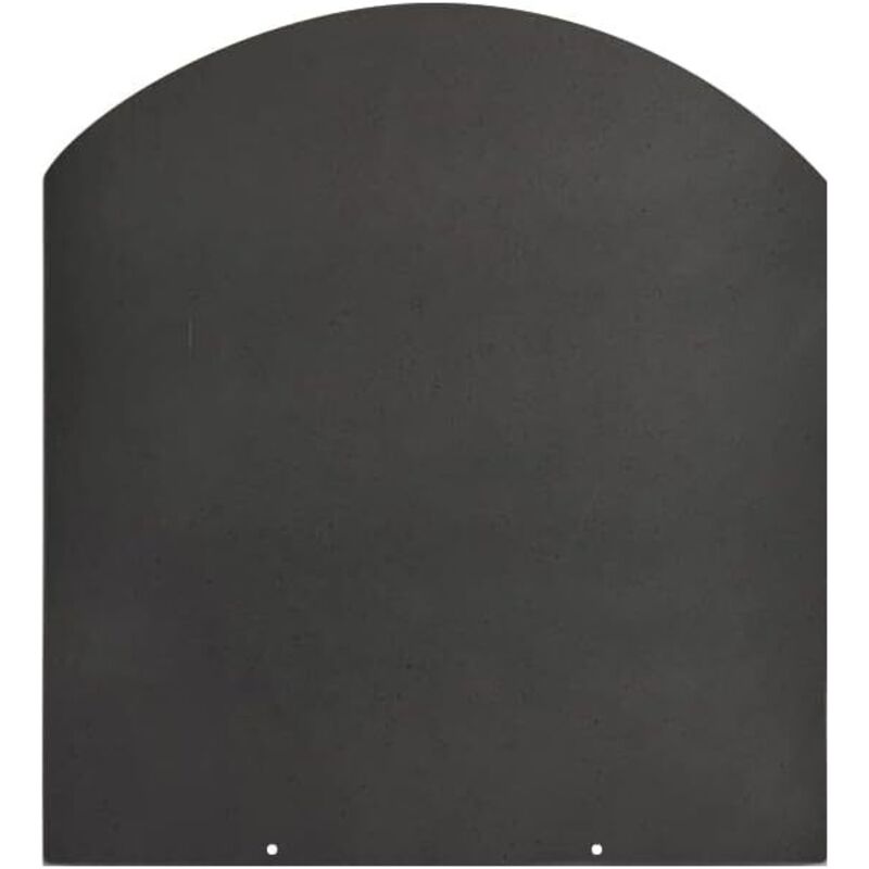 Bodenschutzplattform für Holz- und Pelletöfen aus Stahl 100x90