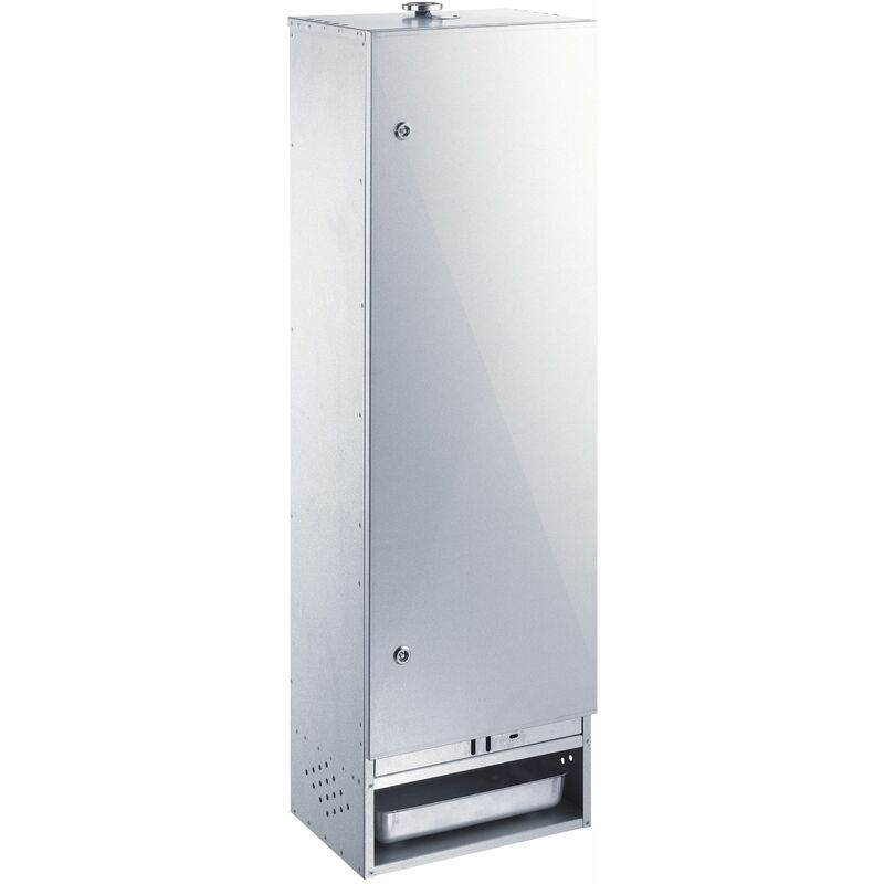 Peetz Alu-Räucherofen 770 - für 40 Fische liegend oder hängend oder ca. 20 Aale hängend, silber, mit Tür