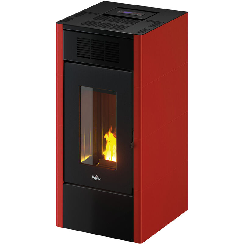 Pelletofen 'Saba 14' Rote Farbe