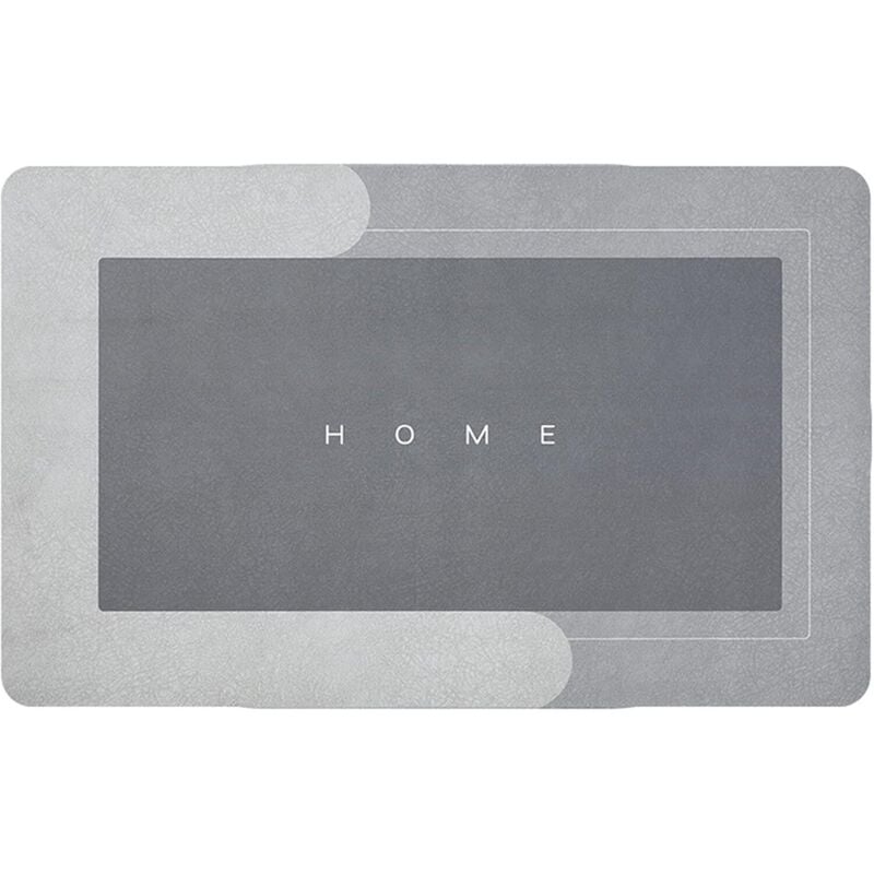 Shining House - Super saugfähige Fußmatten, rutschfeste Badezimmermatten, super saugfähige Fußmatten, weicher Teppich, rutschfeste