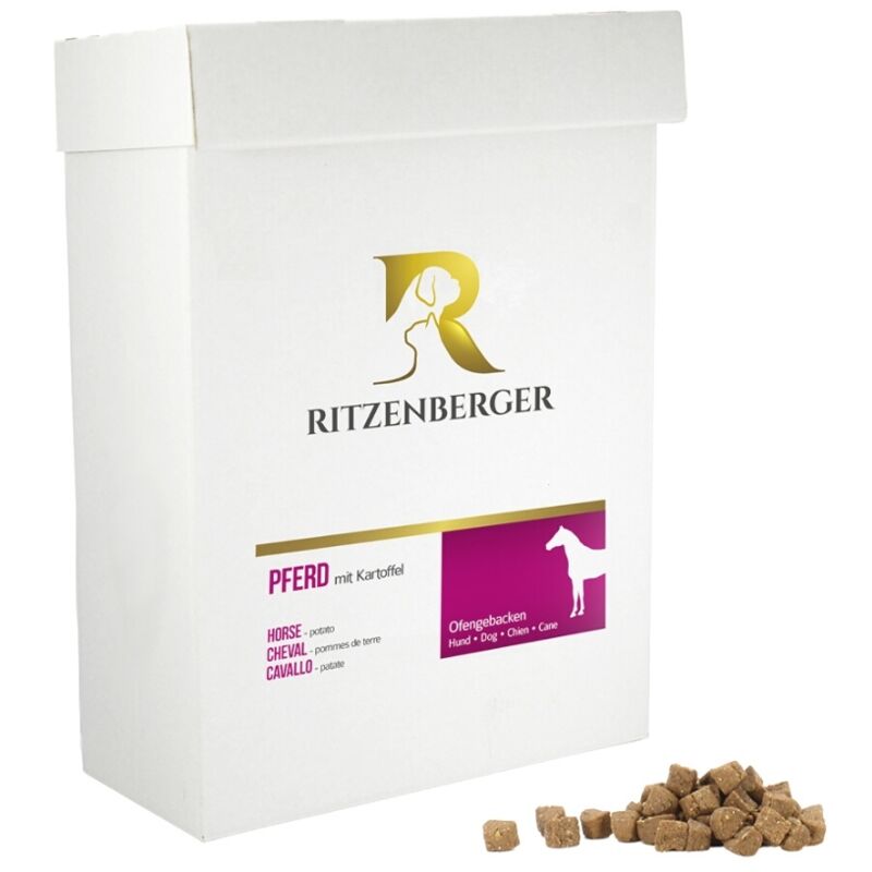 Pferdefleisch mit Kartoffeln und Gemüse für Hunde Backofenfutter Ritzenberger 1kg Pferdefleisch mit Kartoffeln und Gemüse für Hunde Backofenfutter
