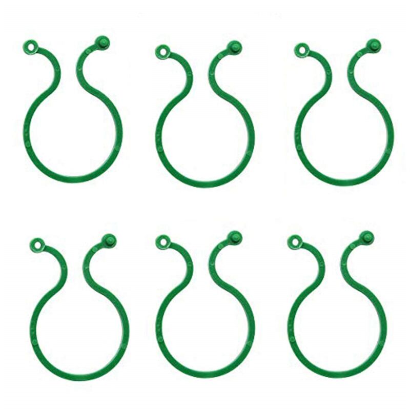 Tlily - Pflanzen-Drehclip-Binder, Garten-Stützclips, Gemüse, Tomaten, Ranken, Blumenverschlüsse zum Sichern von Pflanzen, l