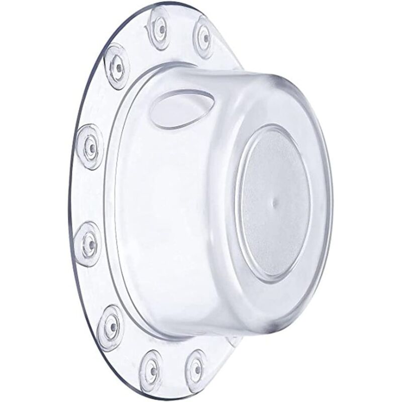 Überlaufstöpsel für die Badewanne aus Silikon – Abflussstöpsel für die Badewanne mit Saugnapf für das Badezimmer