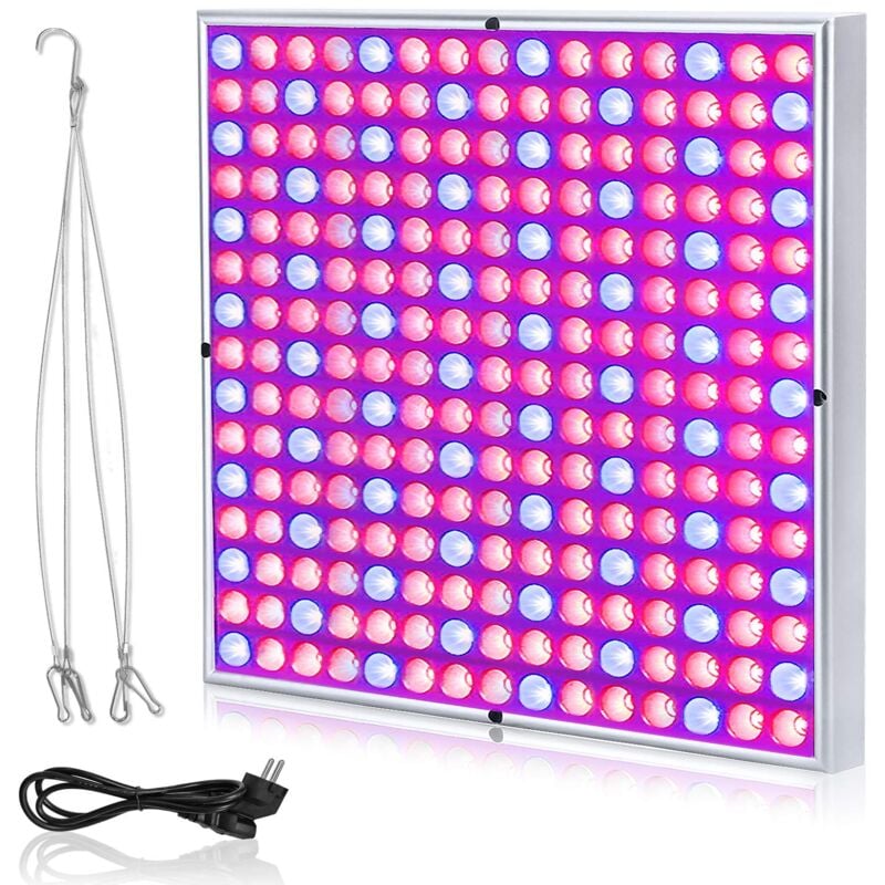 Pflanzenlampe 225LEDs 45W Pflanzenleuchte LED Pflanzenlicht Rot&Blau vollspektrum Wachstumslampe 1.5m Kabellänge Innengarten NAIZY