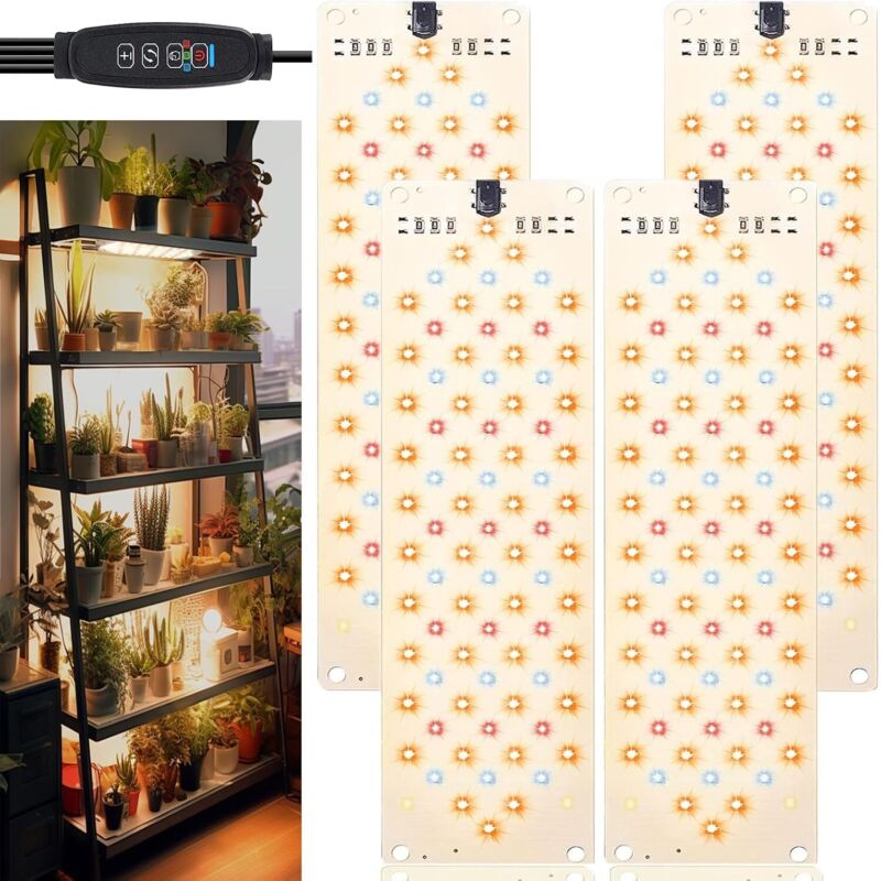 Pflanzenlampe led Vollspektrum, Pflanzenlicht zur Samenkeimung, 315 LEDs Pflanzenlicht Wachstumslicht für Zimmerpflanzen Wachstumslicht mit 3/9/12H